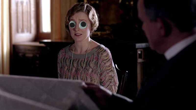 Illustration for article titled Lady Edith Can't Catch a Break: 'Edith with Googly Eyes' Emerges as the Best New Tumblr
